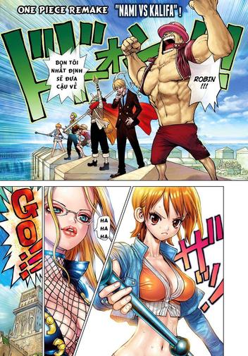 One Piece - Nami vs Kalifa by Boichi - One Shot