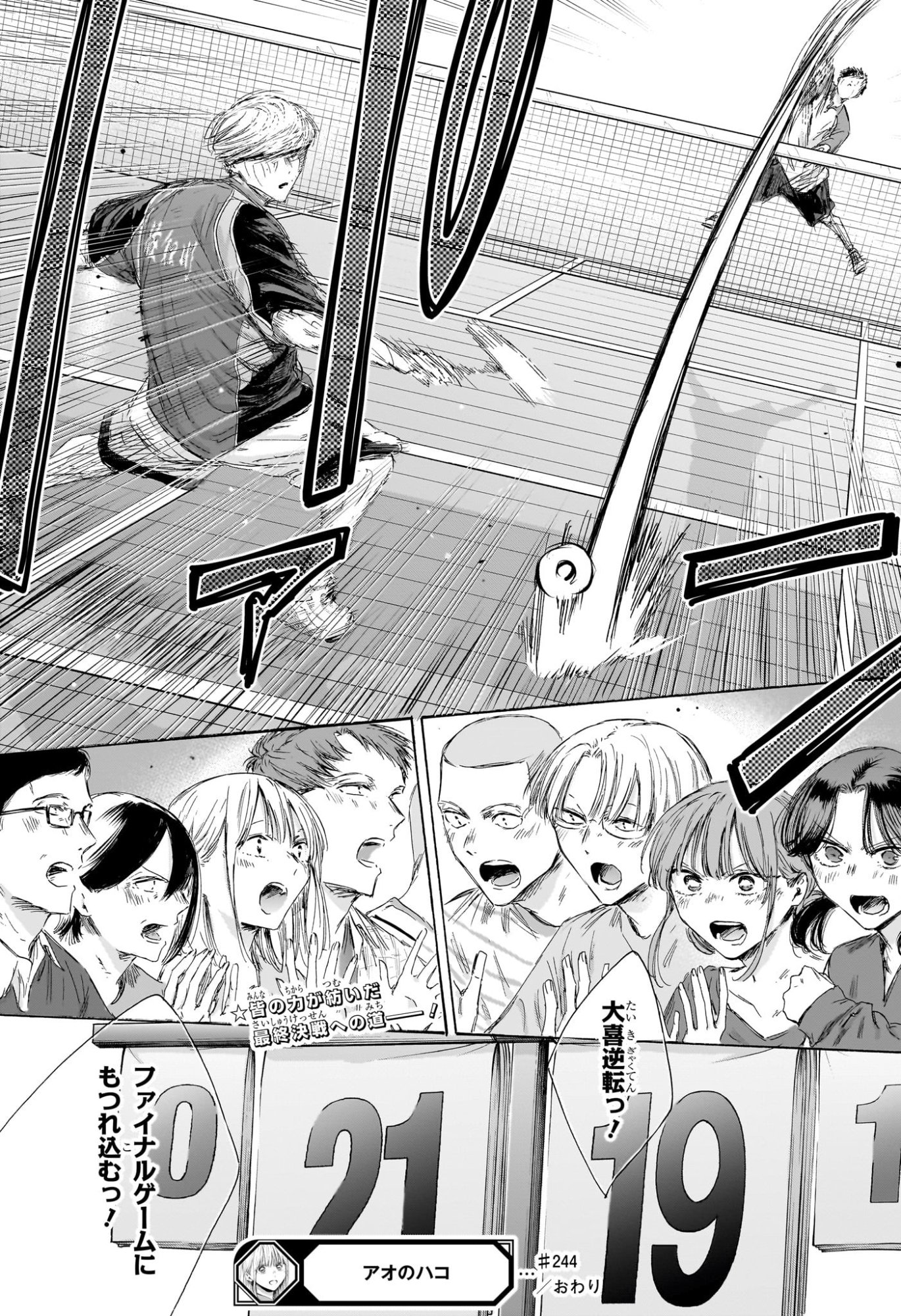 アオのハコ raw Chap 244 - Next Chap 245