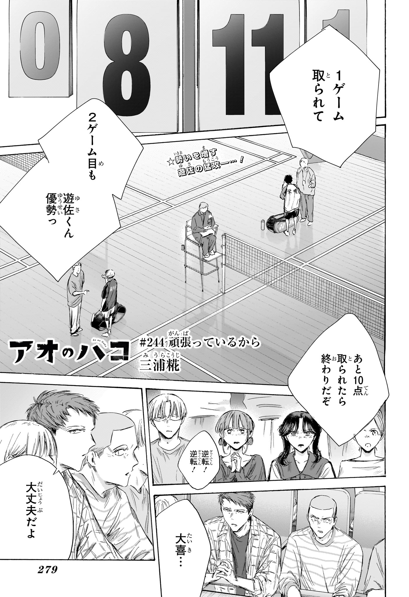 アオのハコ raw Chap 244 - Next Chap 245
