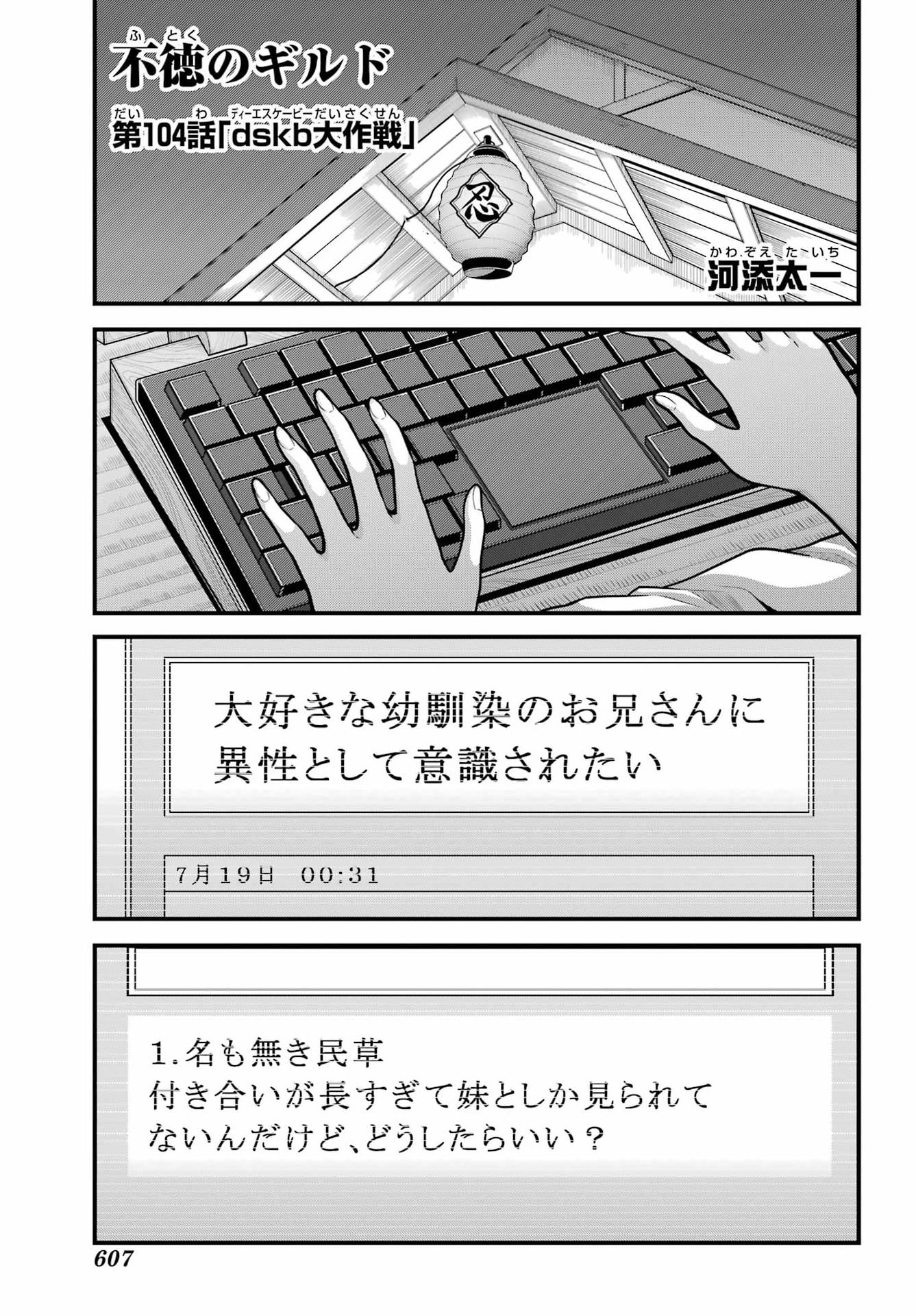 不徳のギルド Chap 104 - Next Chap 105