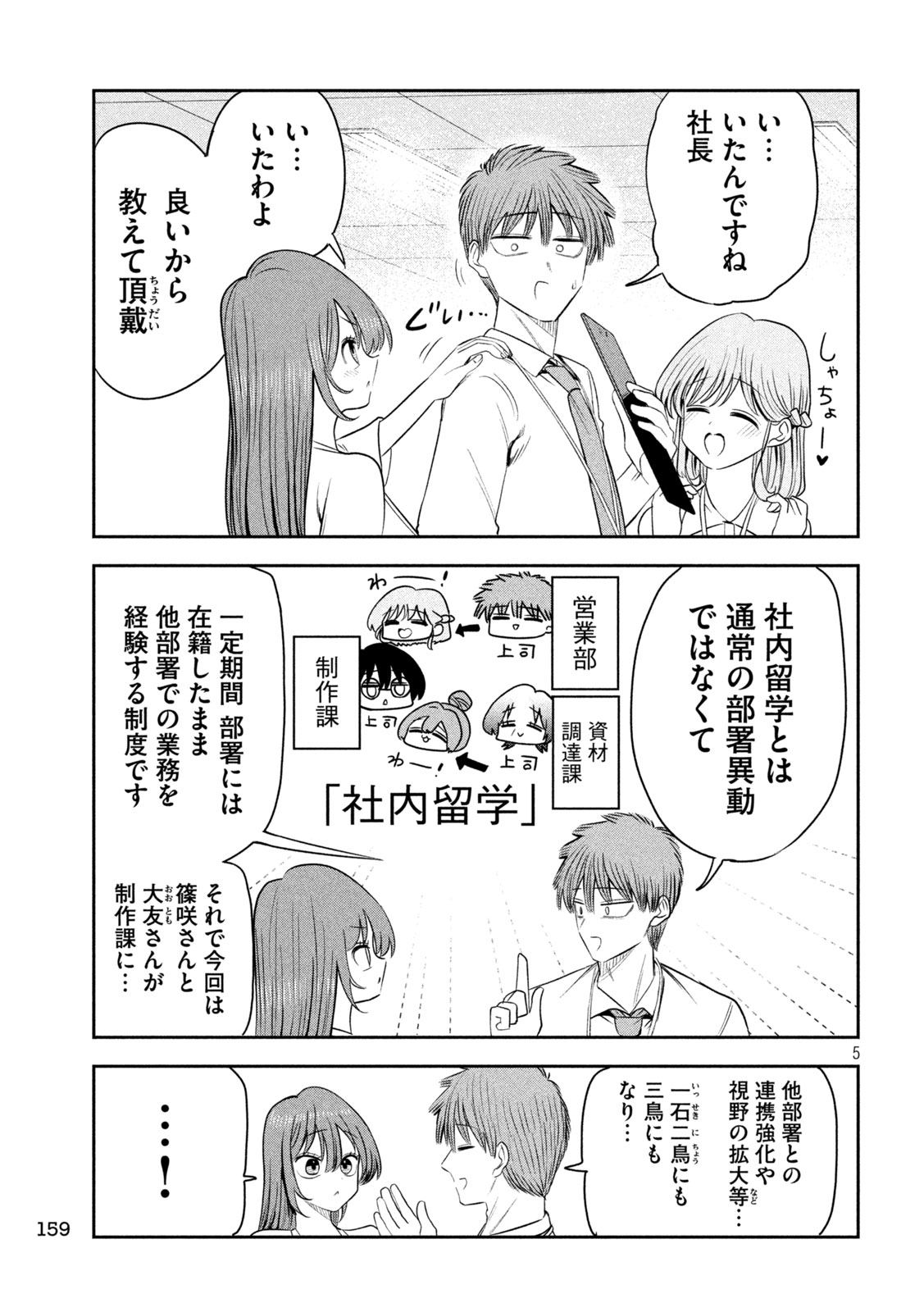 Shachou to Sake to Hoshi Chap 61 - Next Chap 62