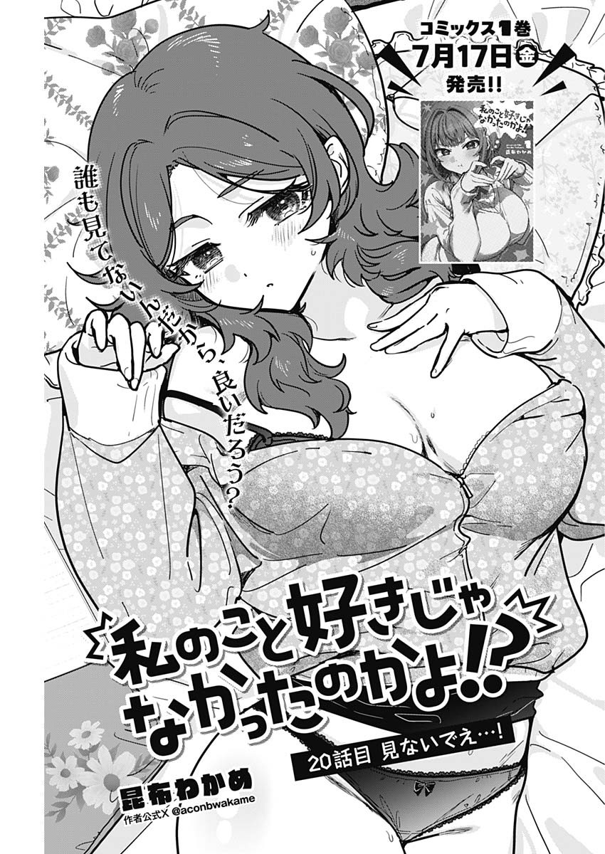 私のこと好きじゃなかったのかよ Chap 20 - Next Chap 21