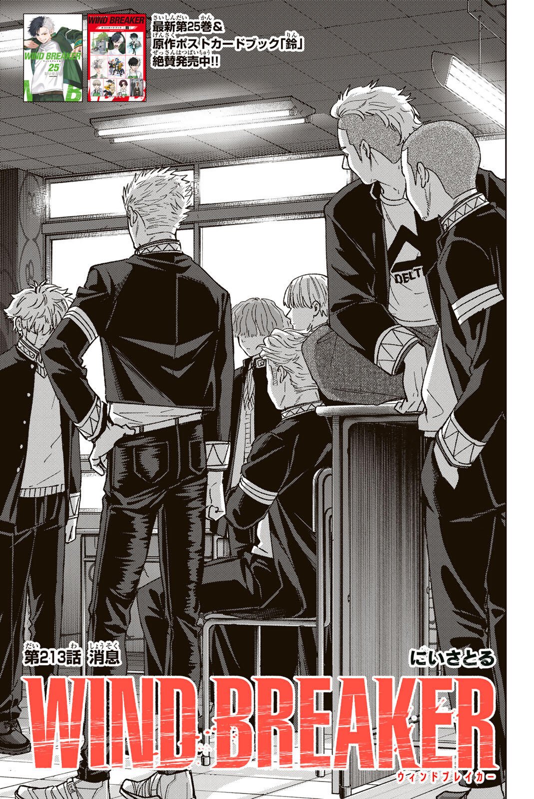 Windbreaker ウィンドブレイカー Wind Breaker (NII Satoru) Chap 213 - Next Chap 214