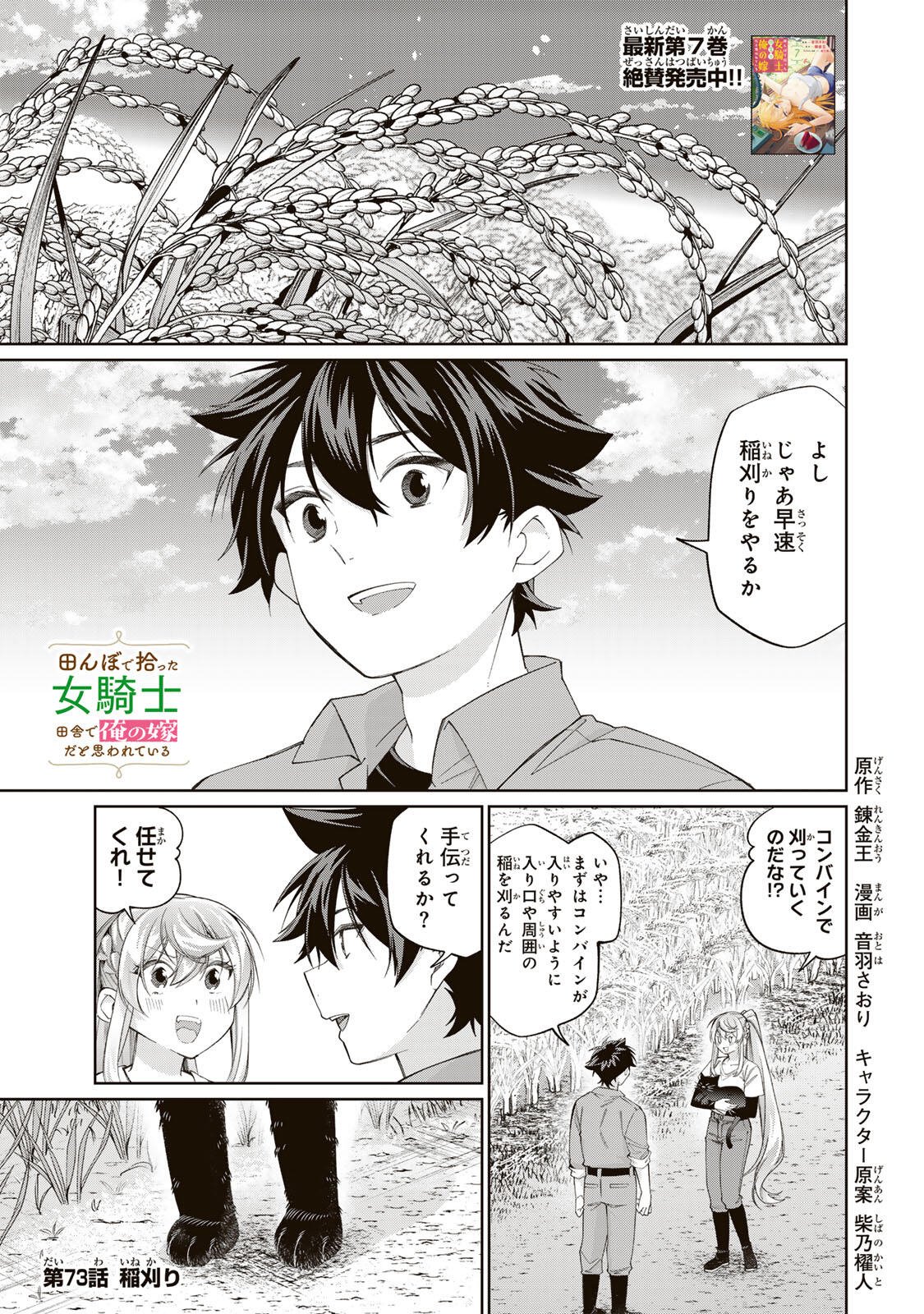 田んぼで拾った女騎士、田舎で俺の嫁だと思われている Chap 73 - Next Chap 74