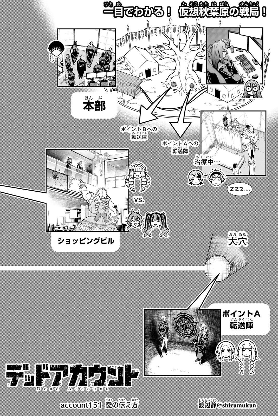 デッドアカウント Chap 151 - Next Chap 152