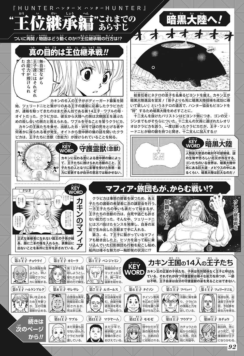 Hunter x Hunter Chap 391 - Next Chap 392
