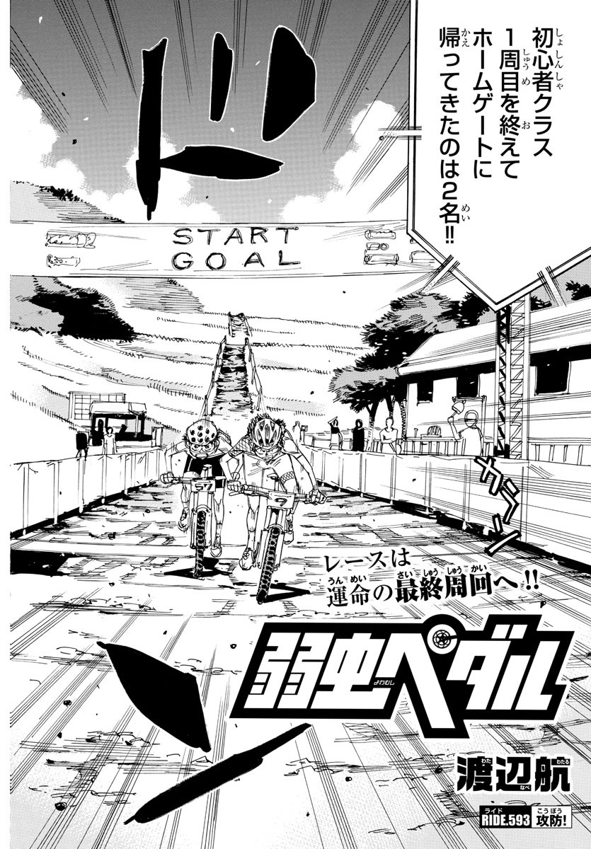 弱虫ペダル Chap 593 - Next Chap 594