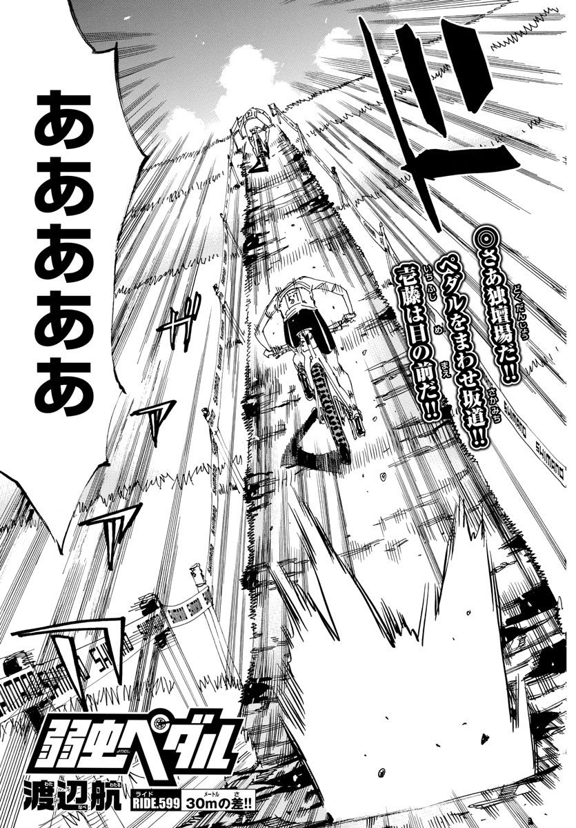 弱虫ペダル Chap 599 - Next Chap 600