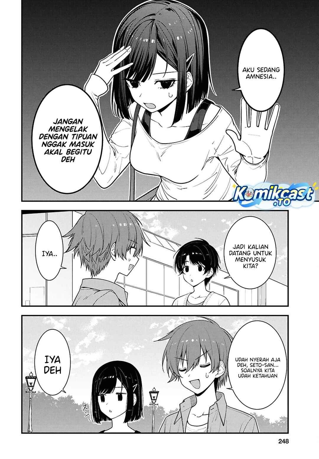 Tonari no Seki no Yankee Shimizu-san ga Kami o Kuroku Sometekita Chap 20 - Next Chap 21