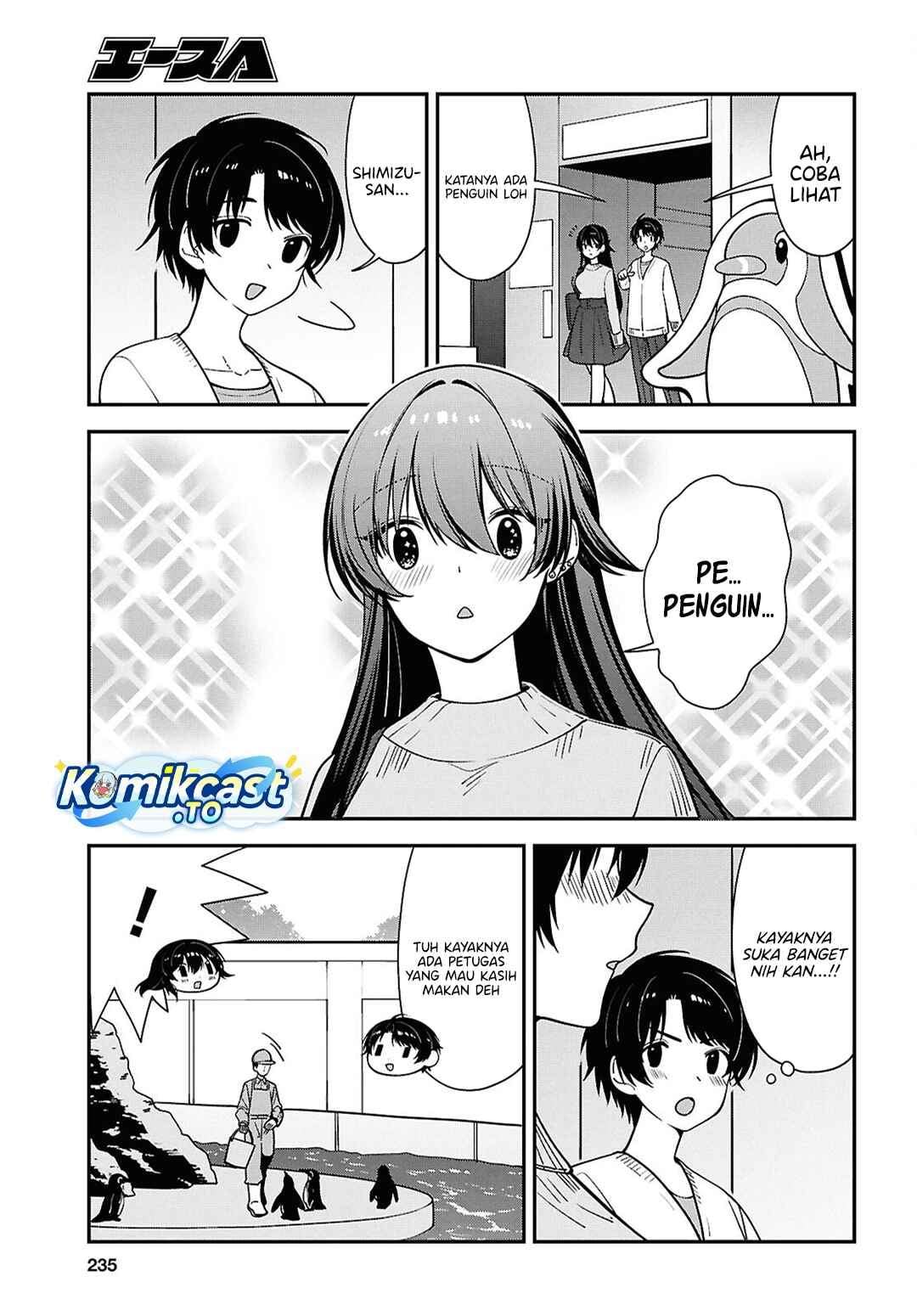 Tonari no Seki no Yankee Shimizu-san ga Kami o Kuroku Sometekita Chap 20 - Next Chap 21