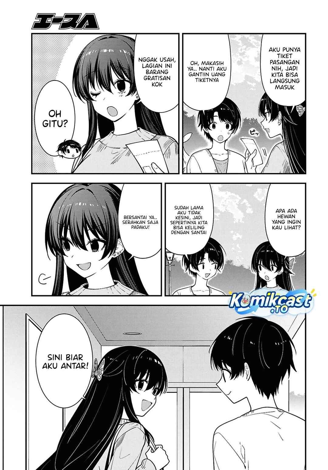 Tonari no Seki no Yankee Shimizu-san ga Kami o Kuroku Sometekita Chap 20 - Next Chap 21