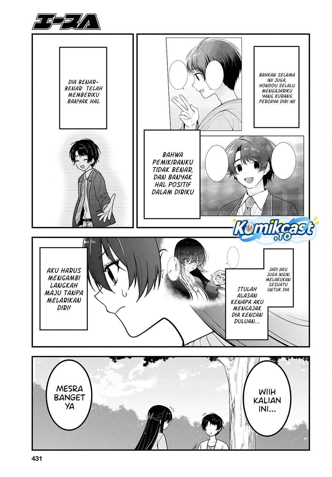 Tonari no Seki no Yankee Shimizu-san ga Kami o Kuroku Sometekita Chap 21 - Next Chap 22