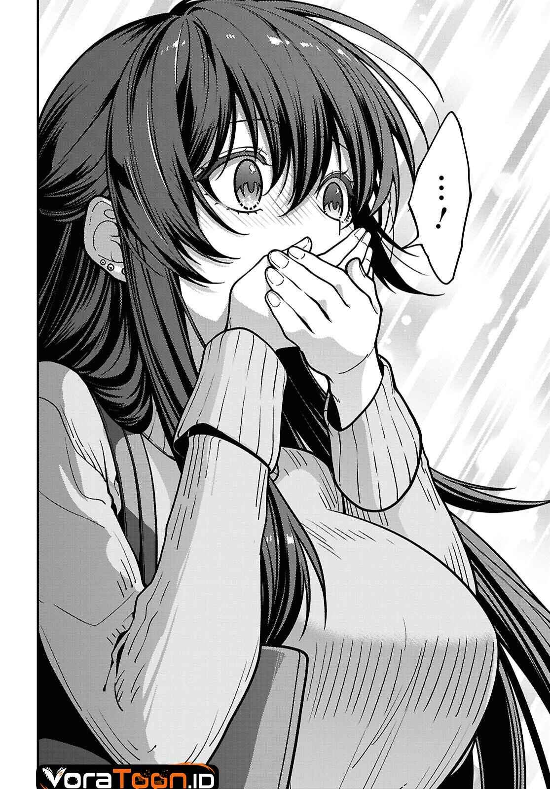 Tonari no Seki no Yankee Shimizu-san ga Kami o Kuroku Sometekita Chap 22 - Next Chap 23
