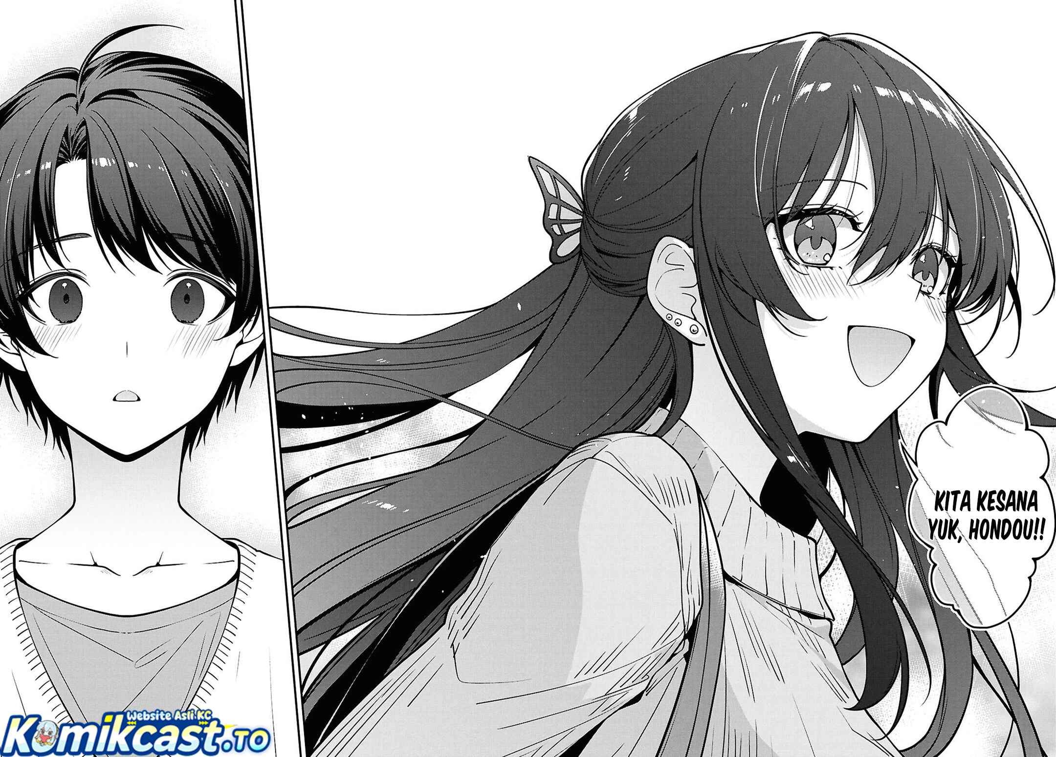 Tonari no Seki no Yankee Shimizu-san ga Kami o Kuroku Sometekita Chap 20 - Next Chap 21