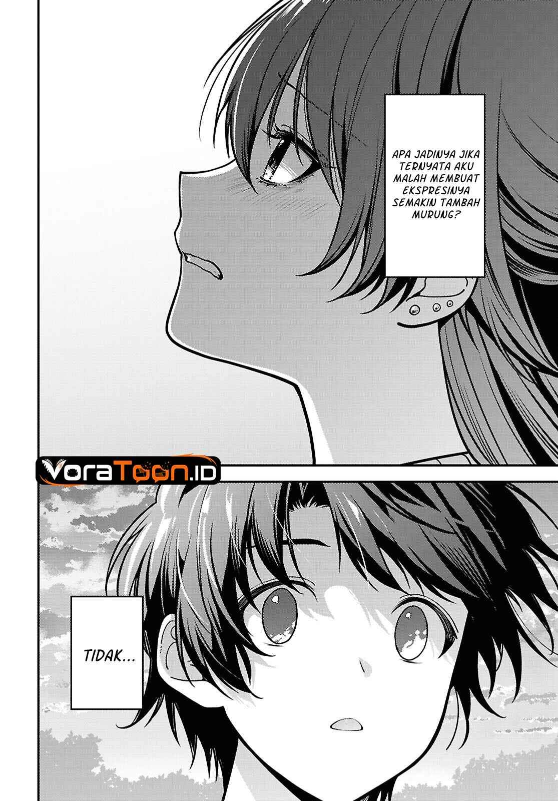 Tonari no Seki no Yankee Shimizu-san ga Kami o Kuroku Sometekita Chap 22 - Next Chap 23