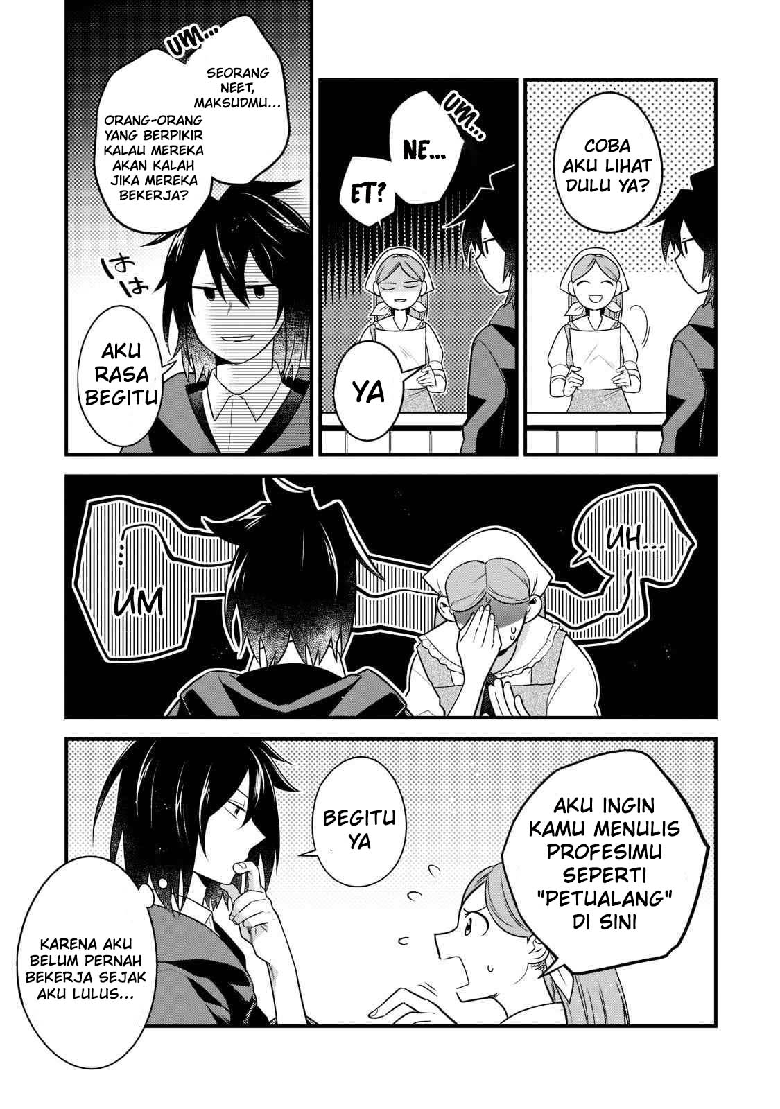 Mukiryoku Neet na Moto Shindou, Boukensha ni naru Chap 2 - Next Chap 3