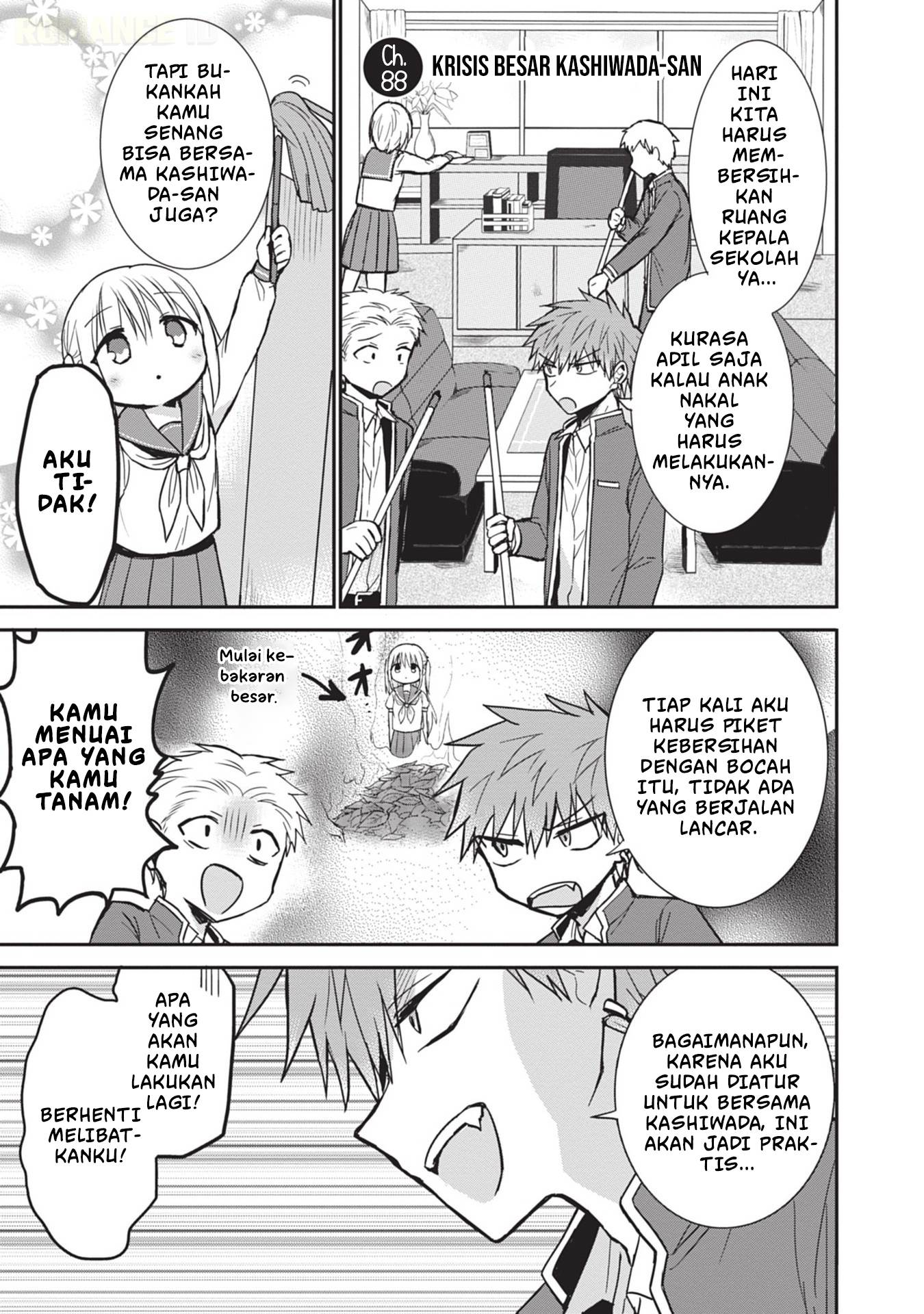 Kao ni denai Kashiwada-san to Kao ni deru Ota-kun Chap 88 - Next Chap 89