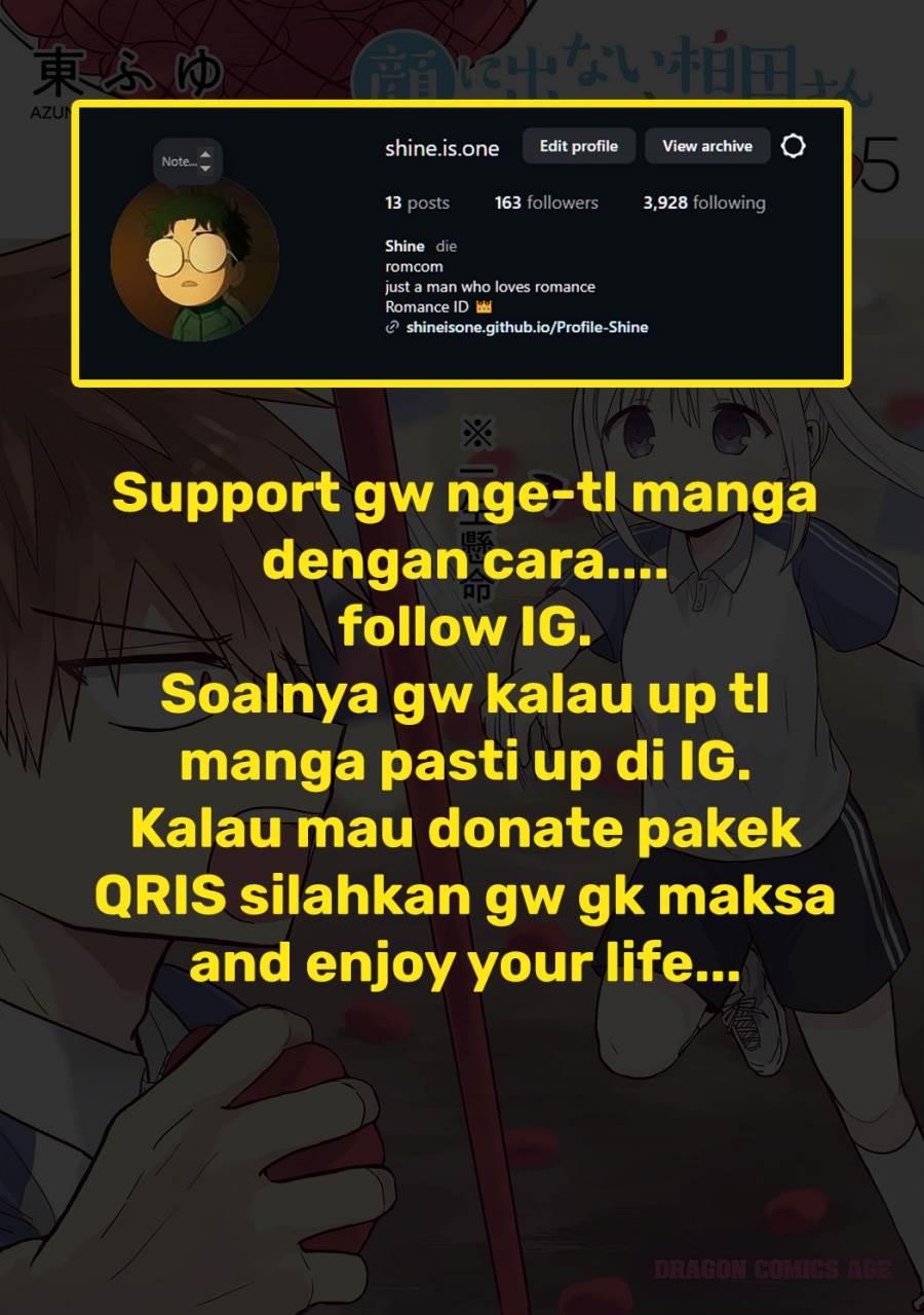 Kao ni denai Kashiwada-san to Kao ni deru Ota-kun Chap 63.5 - Next Chap 64.5