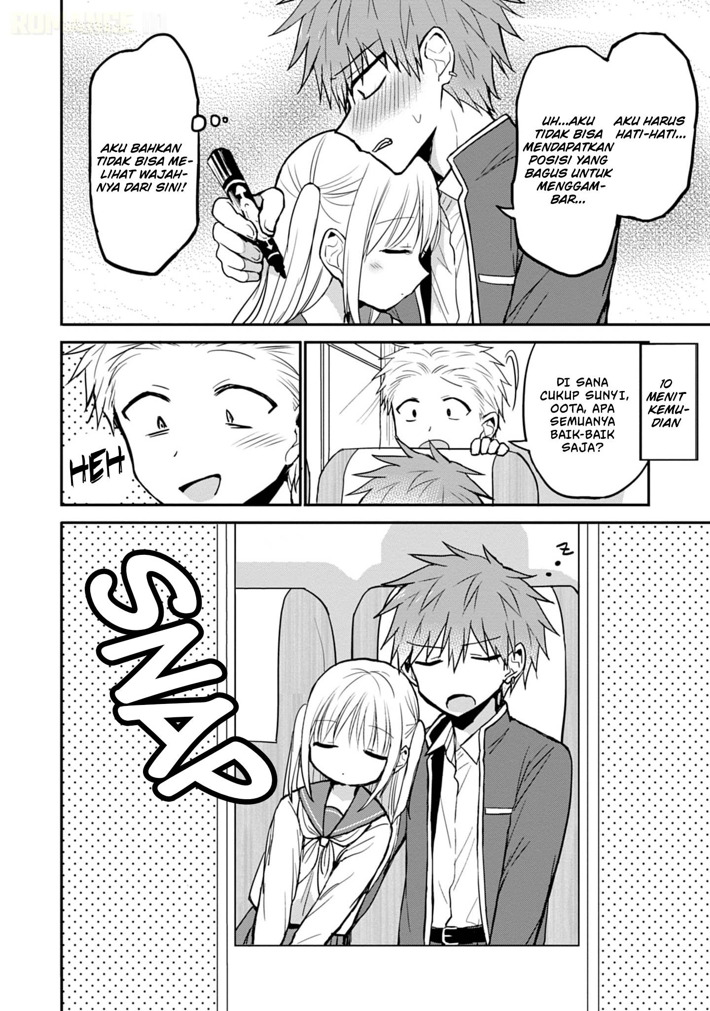 Kao ni denai Kashiwada-san to Kao ni deru Ota-kun Chap 75 - Next Chap 76