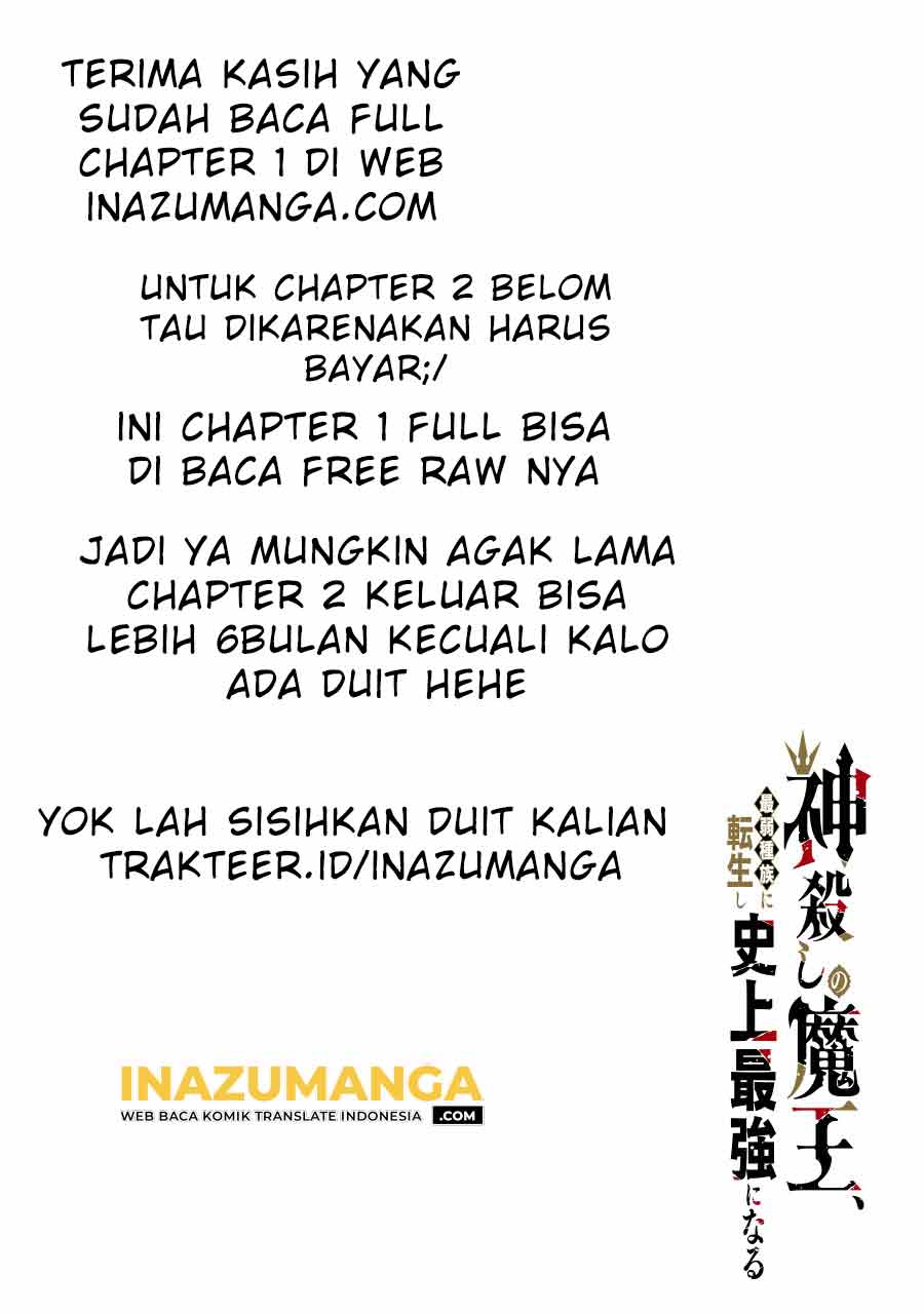 Kamigoroshi no Maou Saijyaku Shuzoku ni Tensei shi Shijyou Saikyou ni naru Chap 1.4 - Next Chap 2.4