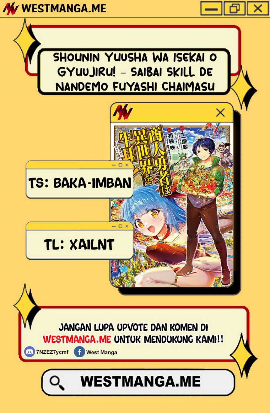 Shounin Yuusha wa Isekai wo Gyuujiru! Chap 37 - Next Chap 38