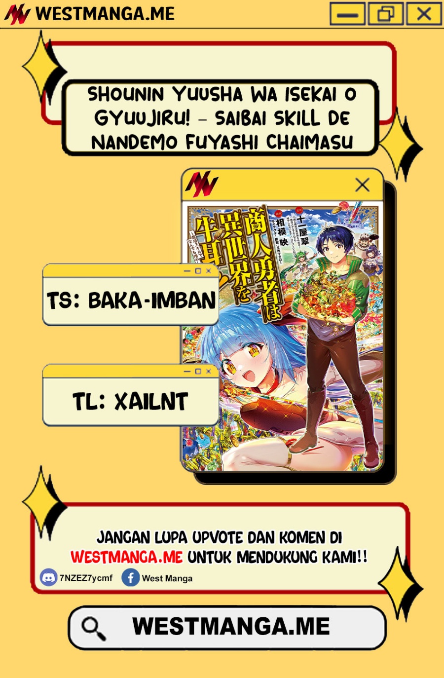 Shounin Yuusha wa Isekai wo Gyuujiru! Chap 32 - Next Chap 33