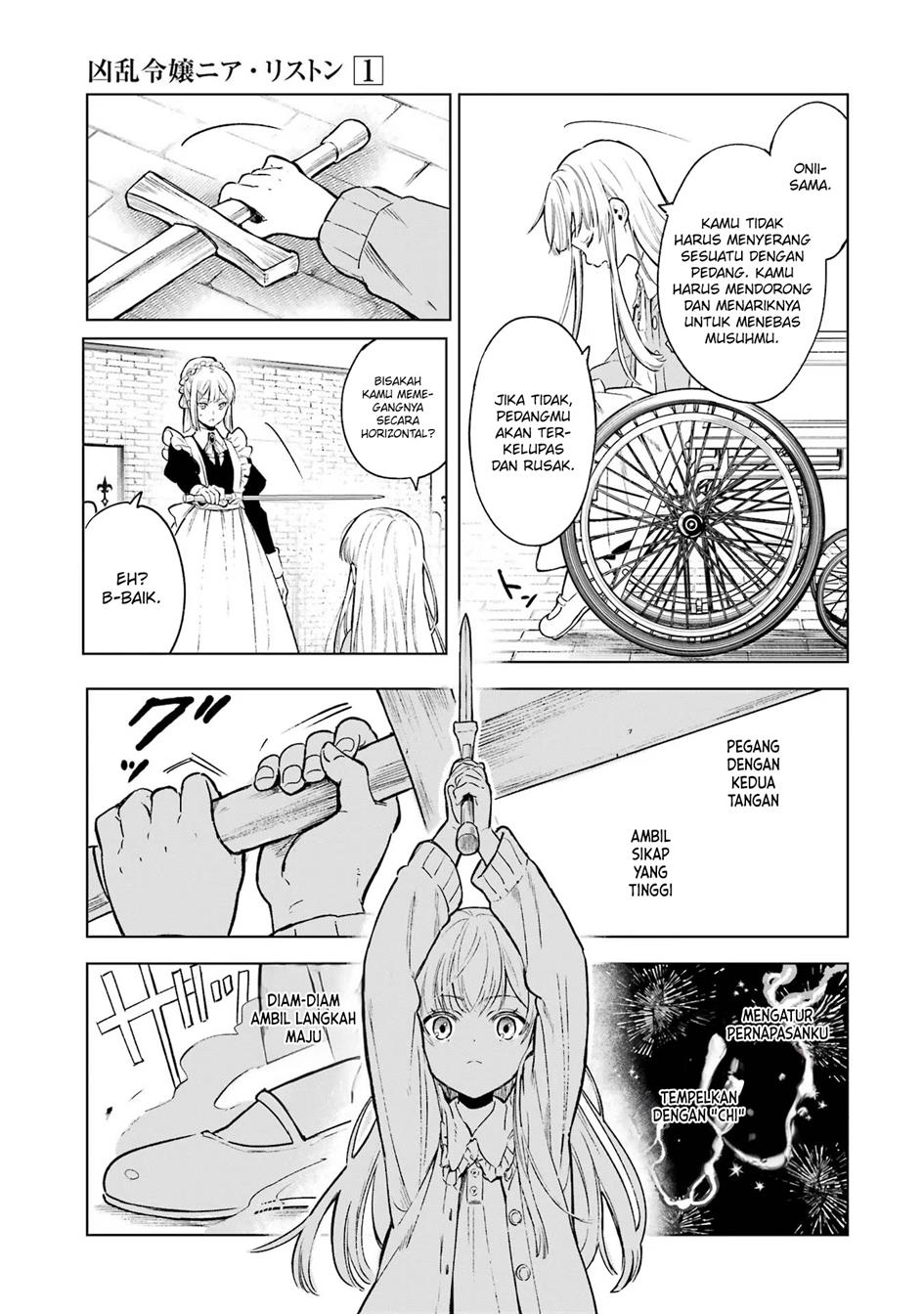 Kyouran Reijou Nia Liston – Byoujaku Reijou ni Tensei shita Kamigoroshi no Bujin no Karei Naru Musouroku Chap 1 - Next Chap 2