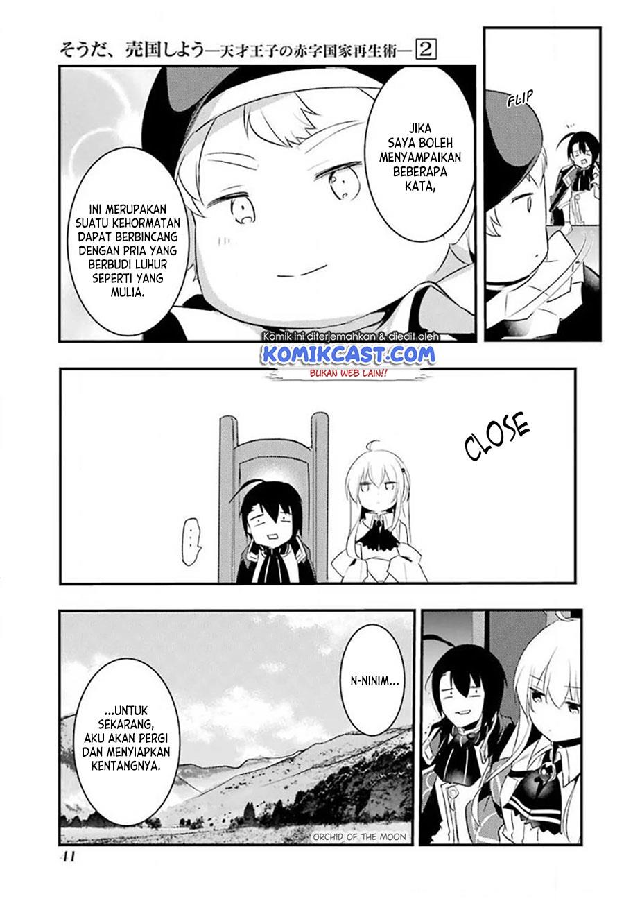 Tensai Ouji no Akaji Kokka Saisei Jutsu – Souda, Baikoku Shiyou Chap 19 - Next Chap 20
