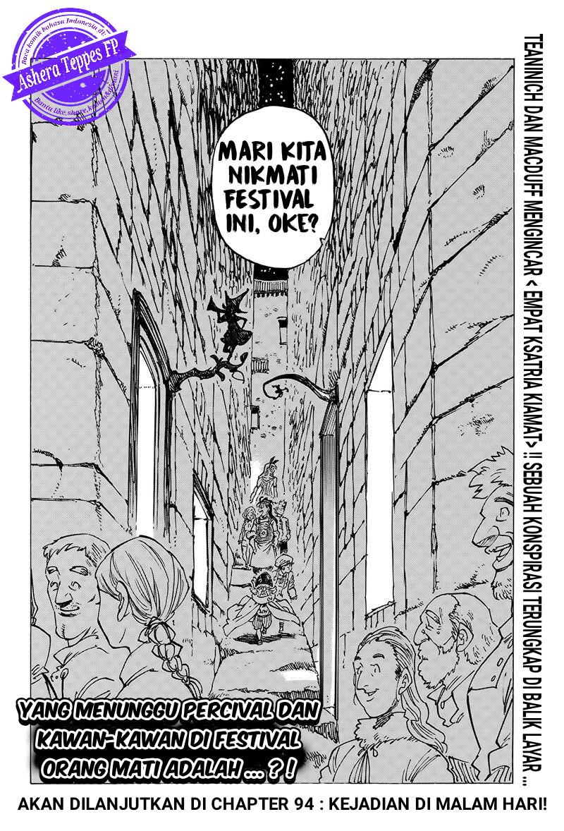 Mokushiroku no Yonkishi Chap 93 - Next Chap 94