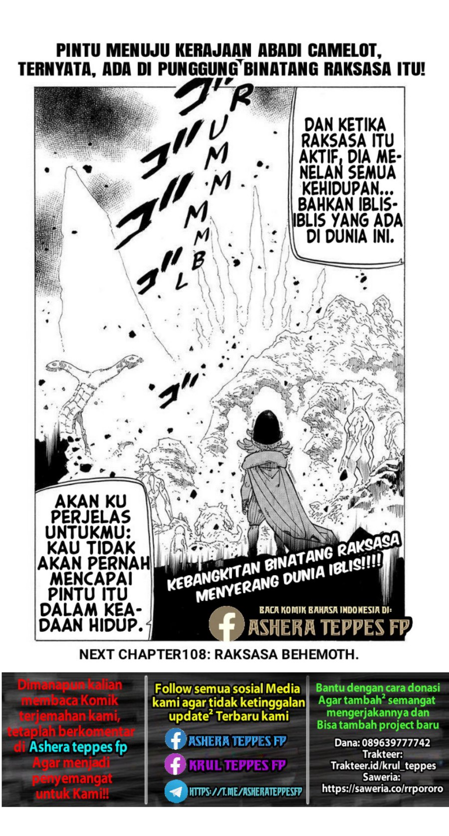 Mokushiroku no Yonkishi Chap 107 - Next Chap 108