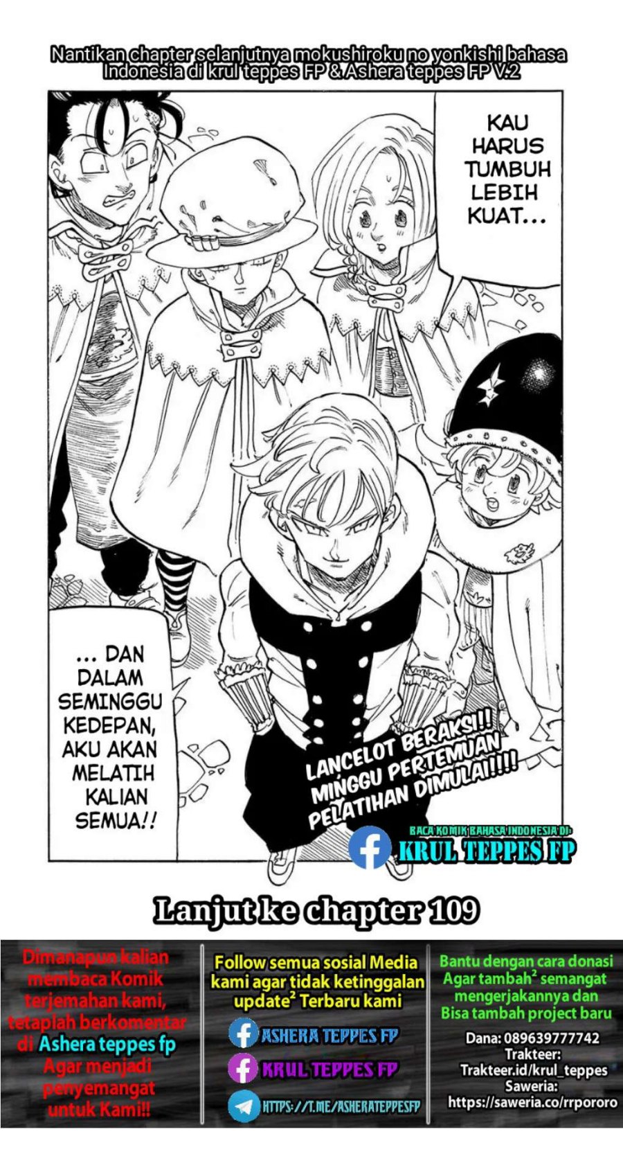 Mokushiroku no Yonkishi Chap 108 - Next Chap 109