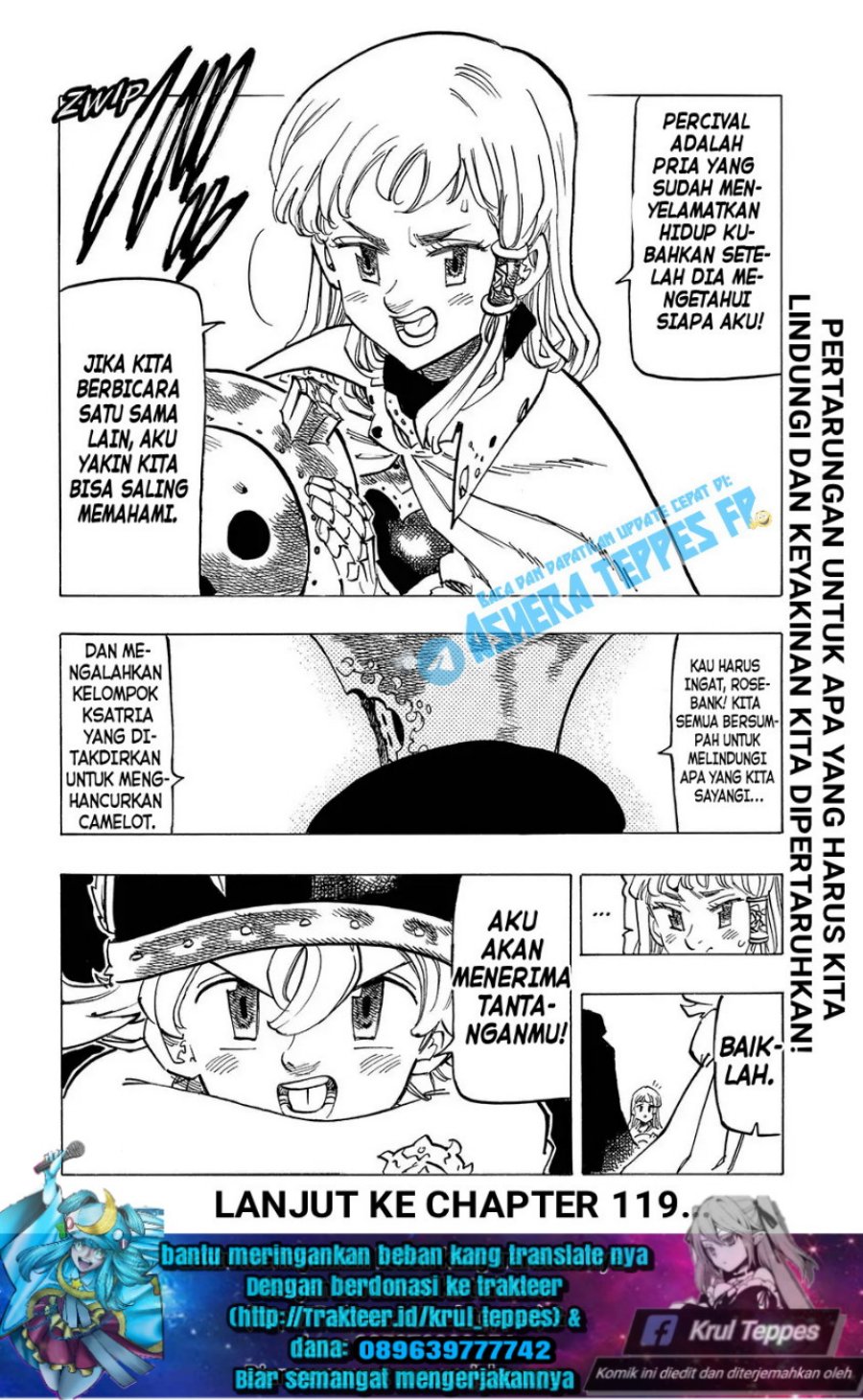 Mokushiroku no Yonkishi Chap 118 - Next Chap 119