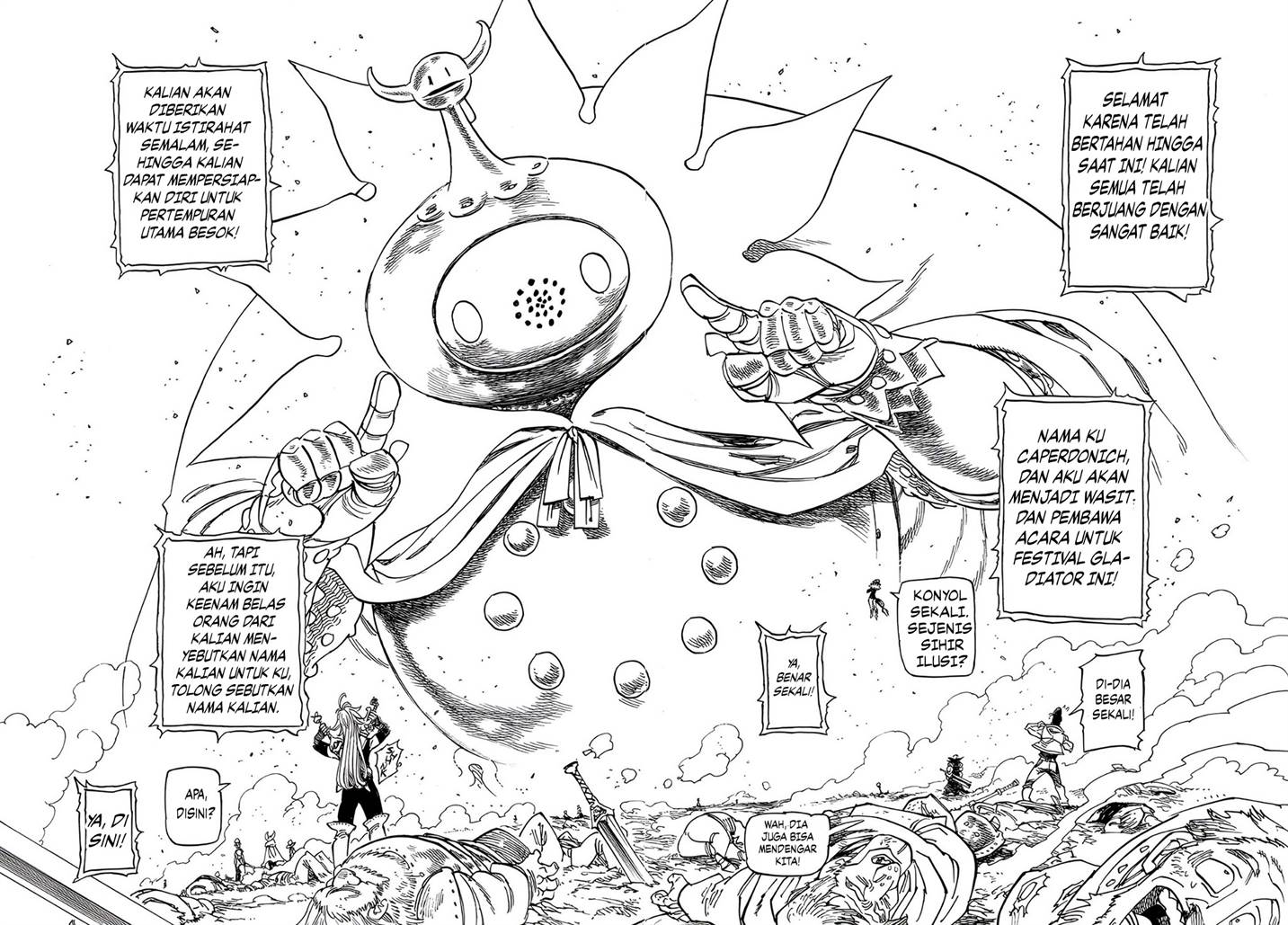 Mokushiroku no Yonkishi Chap 165 - Next Chap 166