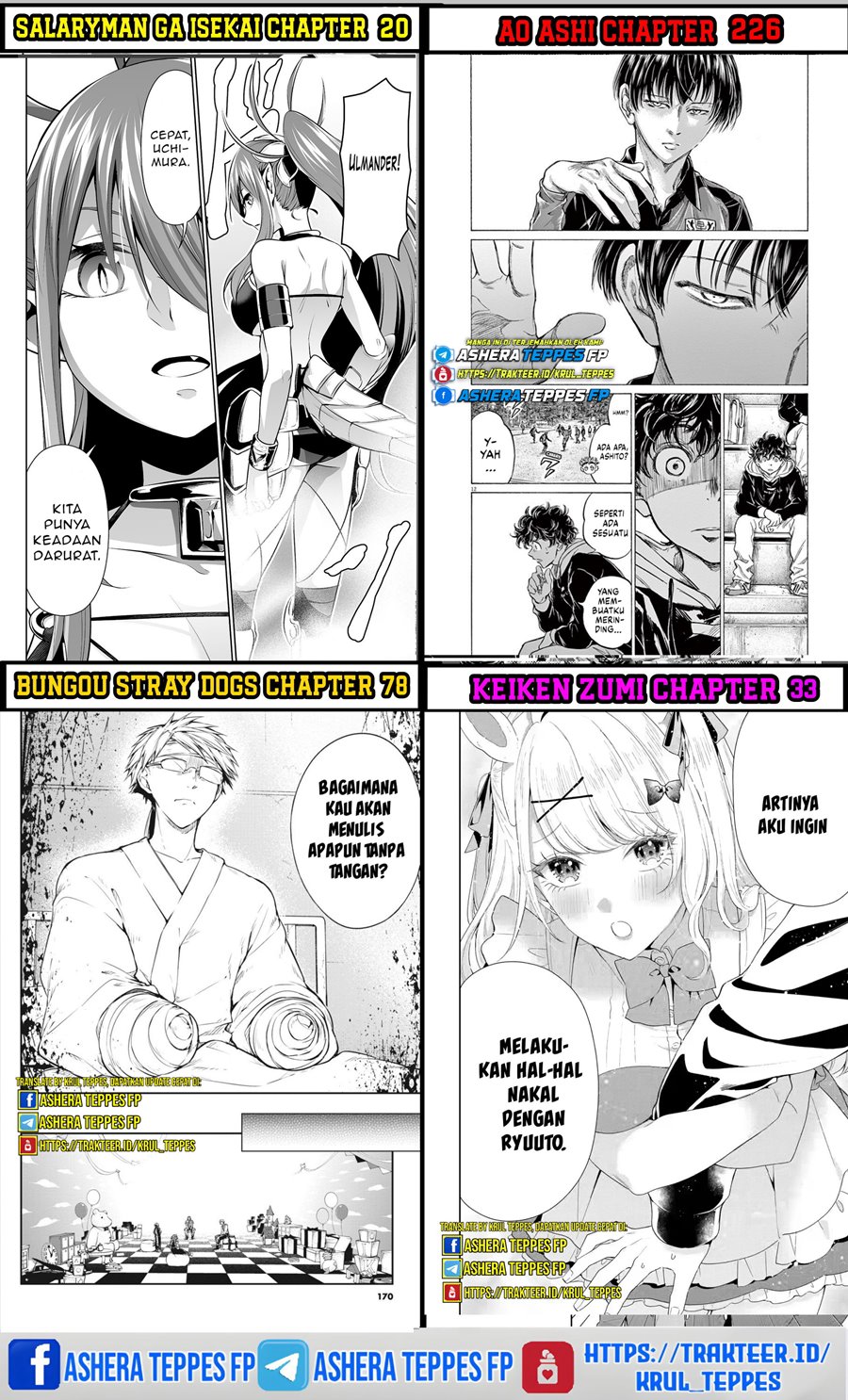 Mokushiroku no Yonkishi Chap 168 - Next Chap 169