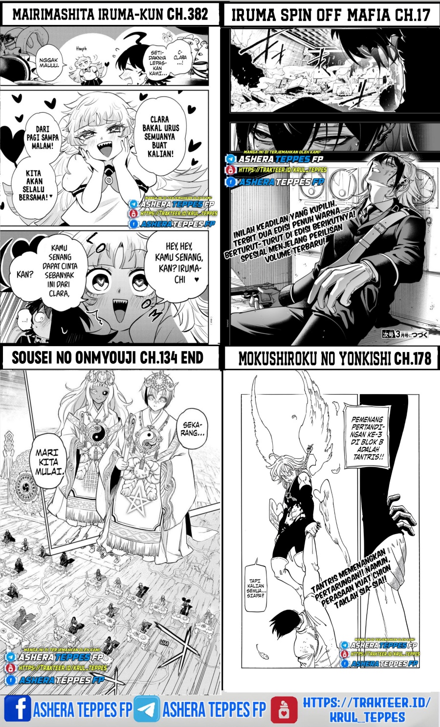Mokushiroku no Yonkishi Chap 174 - Next Chap 175