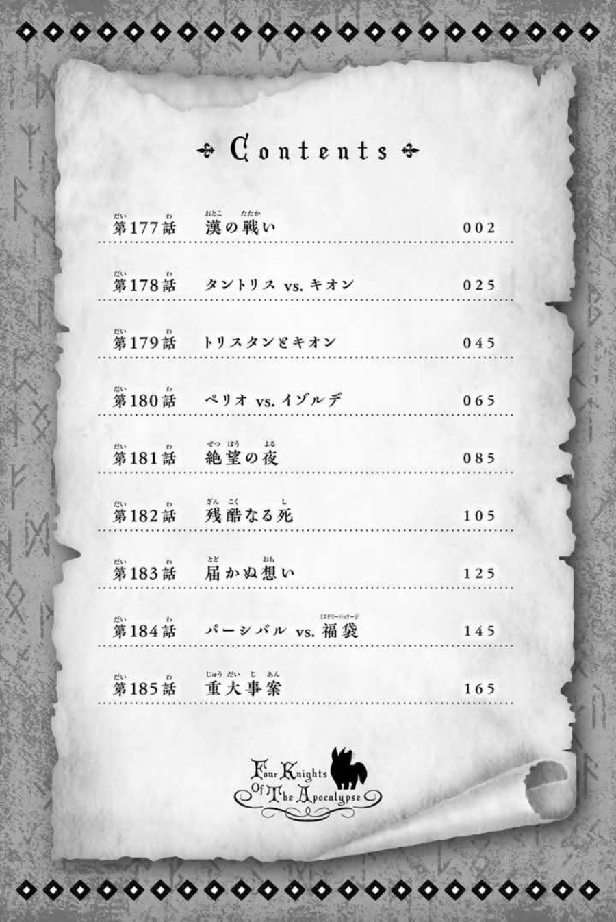 Mokushiroku no Yonkishi Chap 189 - Next Chap 190