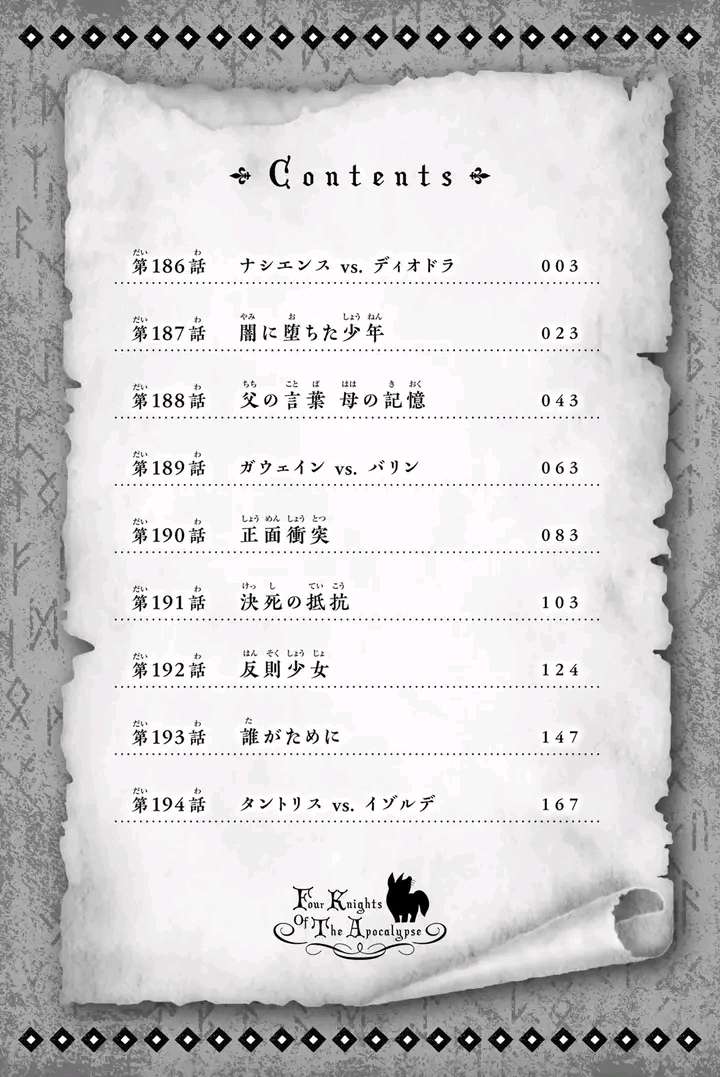 Mokushiroku no Yonkishi Chap 200 - Next Chap 201