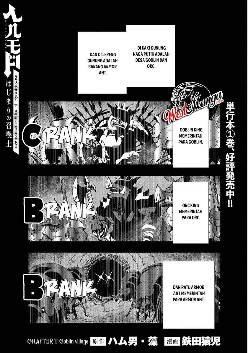 Hell Mode: Yarikomi Suki no Gamer wa Hai Settei no Isekai de Musou Suru Chap 11 - Next Chap 12