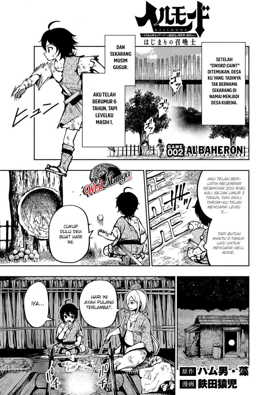 Hell Mode: Yarikomi Suki no Gamer wa Hai Settei no Isekai de Musou Suru Chap 2 - Next Chap 3