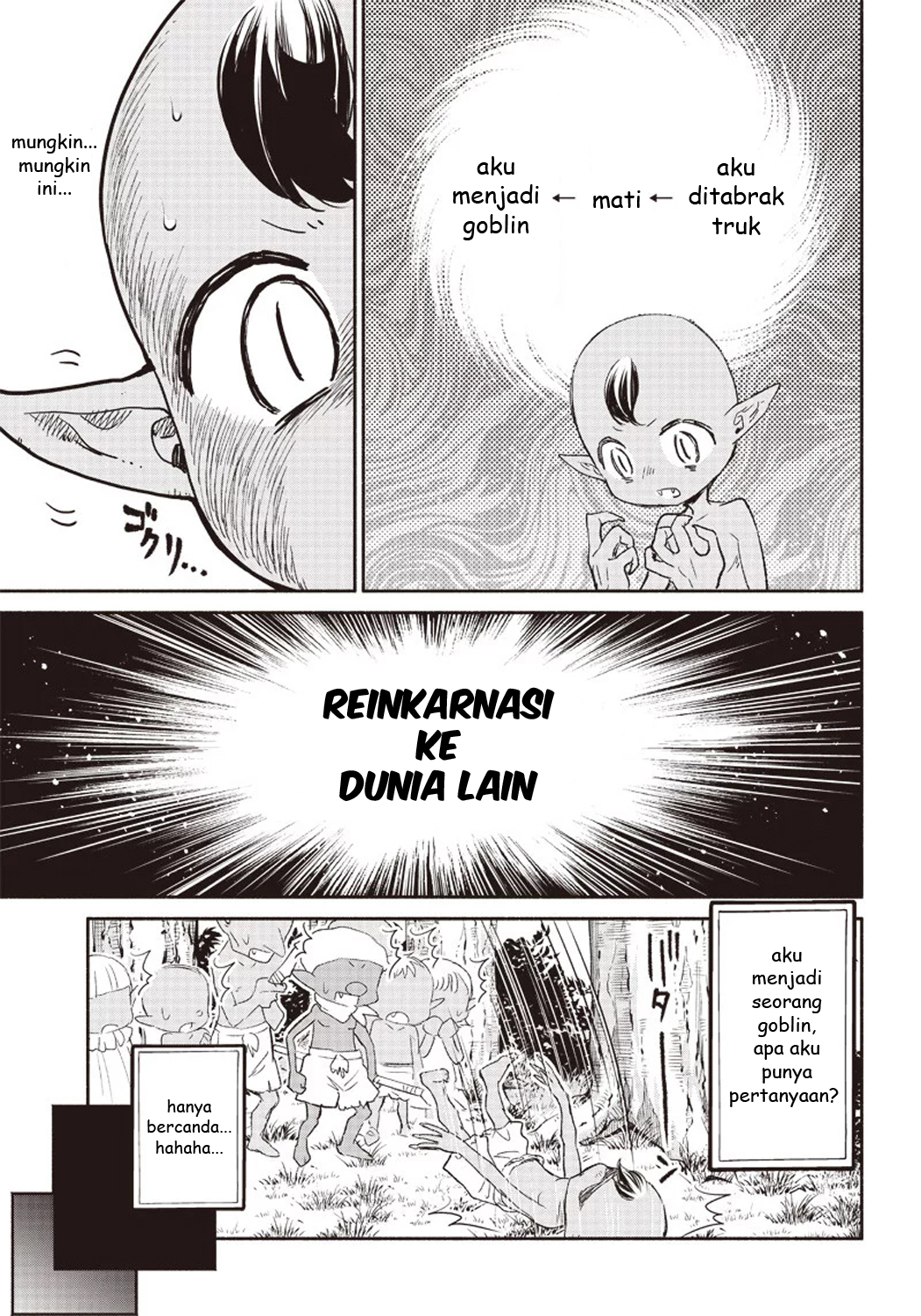Tensei Goblin da kedo Shitsumon aru? Chap 1 - Next Chap 2