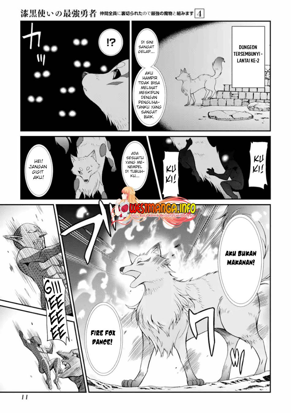 Shikkoku Tsukai no Saikyo Yusha Nakama Zen’in ni Uragira Retanode Saikyo no Mamono Chap 14 - Next Chap 15