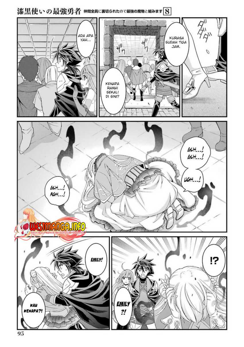 Shikkoku Tsukai no Saikyo Yusha Nakama Zen’in ni Uragira Retanode Saikyo no Mamono Chap 40 - Next Chap 41