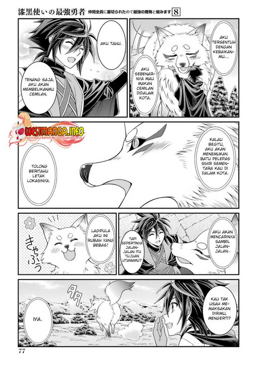Shikkoku Tsukai no Saikyo Yusha Nakama Zen’in ni Uragira Retanode Saikyo no Mamono Chap 40 - Next Chap 41
