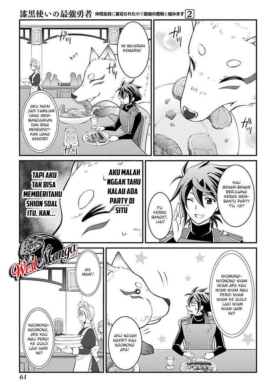 Shikkoku Tsukai no Saikyo Yusha Nakama Zen’in ni Uragira Retanode Saikyo no Mamono Chap 5 - Next Chap 6