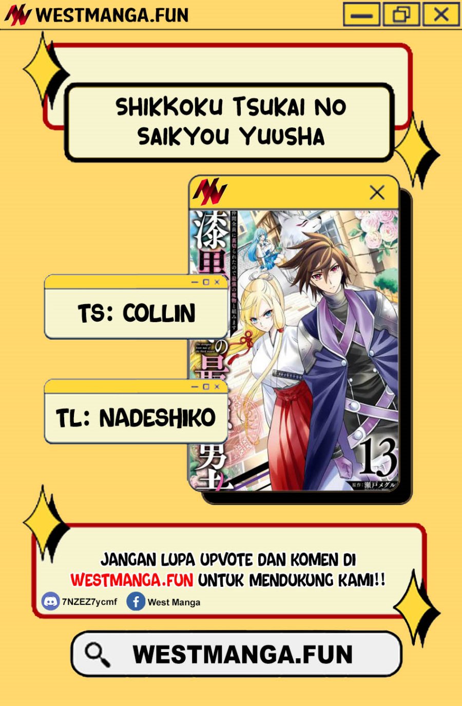 Shikkoku Tsukai no Saikyo Yusha Nakama Zen’in ni Uragira Retanode Saikyo no Mamono Chap 86 - Next Chap 87