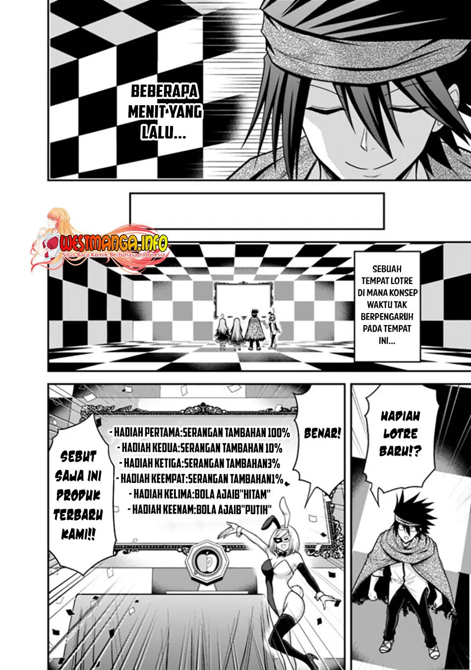 Kujibiki Tokushou Musou Harem-ken Chap 35.1 - Next Chap 36.1