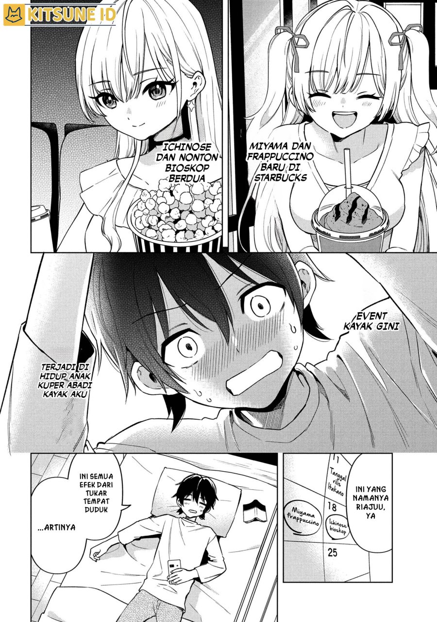 Inkya no Ore ga Sekigae de S-kyuu Bishoujo ni Kakomaretara Himitsu no Kankei ga Hajimatta. Chap 2 - Next Chap 3