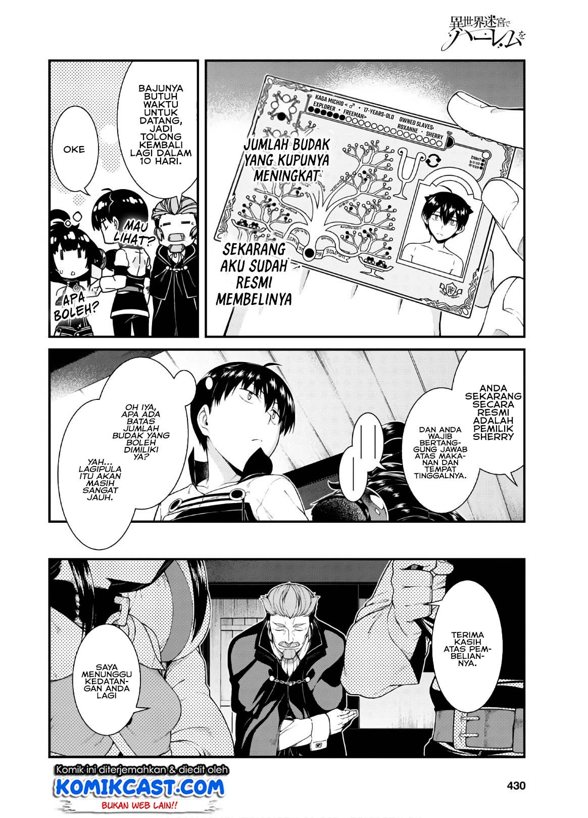 Isekai Meikyuu de Harem o Chap 38 - Next Chap 39