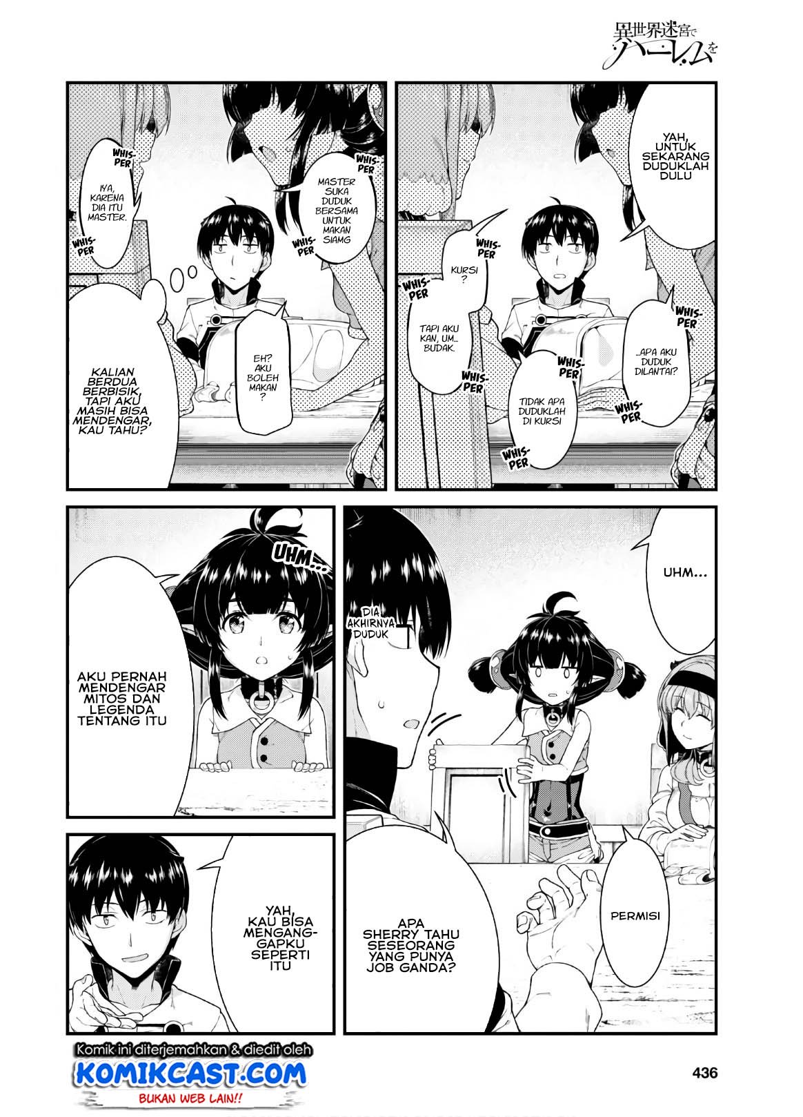 Isekai Meikyuu de Harem o Chap 38 - Next Chap 39