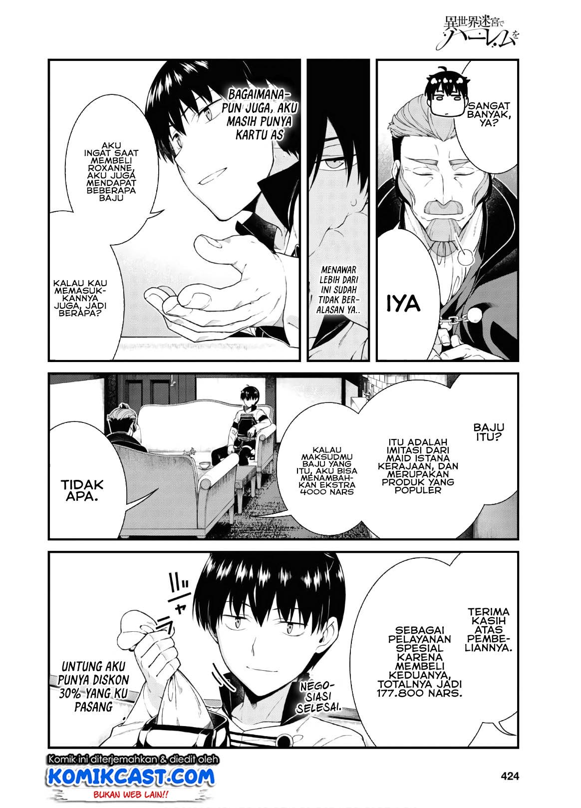 Isekai Meikyuu de Harem o Chap 38 - Next Chap 39